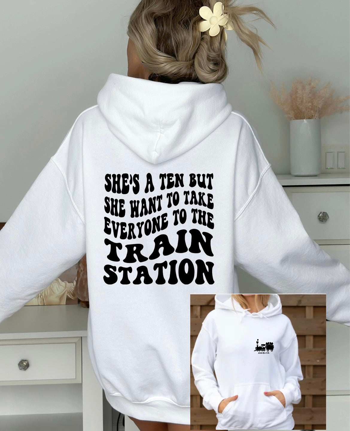 Train Station Hoodie (unisex hoodie)