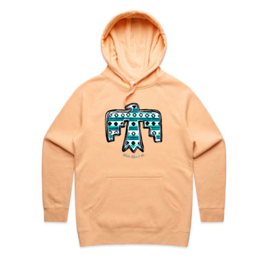 Turquoise Thunderbird Hoodie