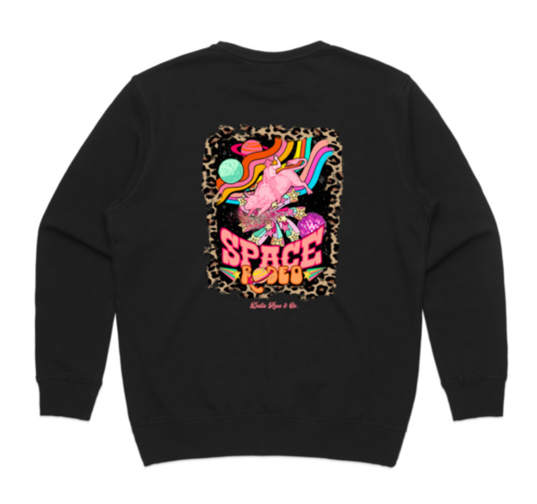 Space Rodeo Crew (front & back graphic, ladies sizes)