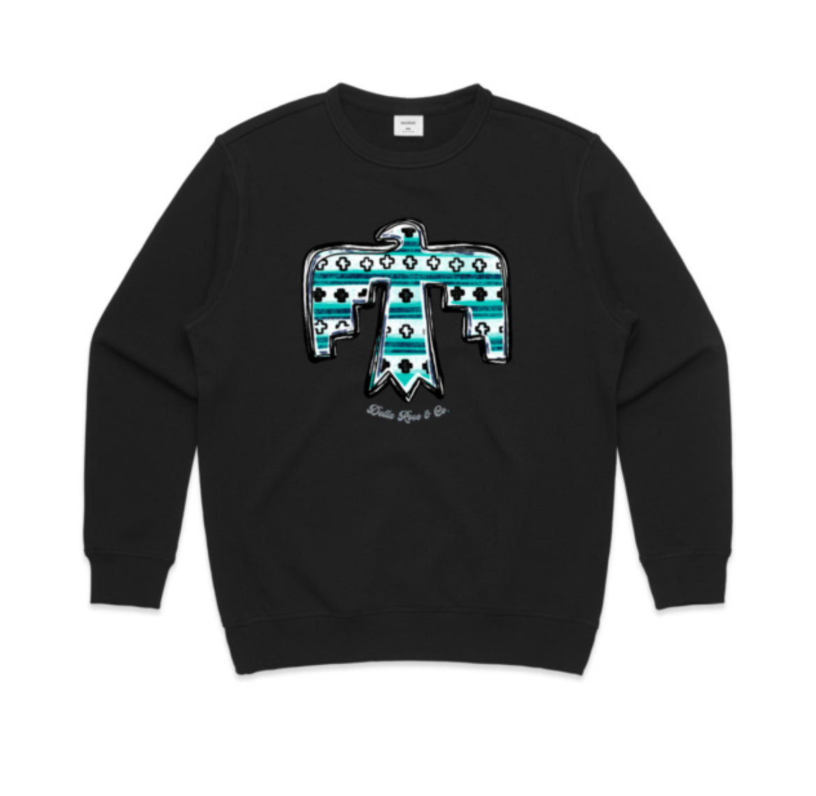 Turquoise Thunderbird Sweater