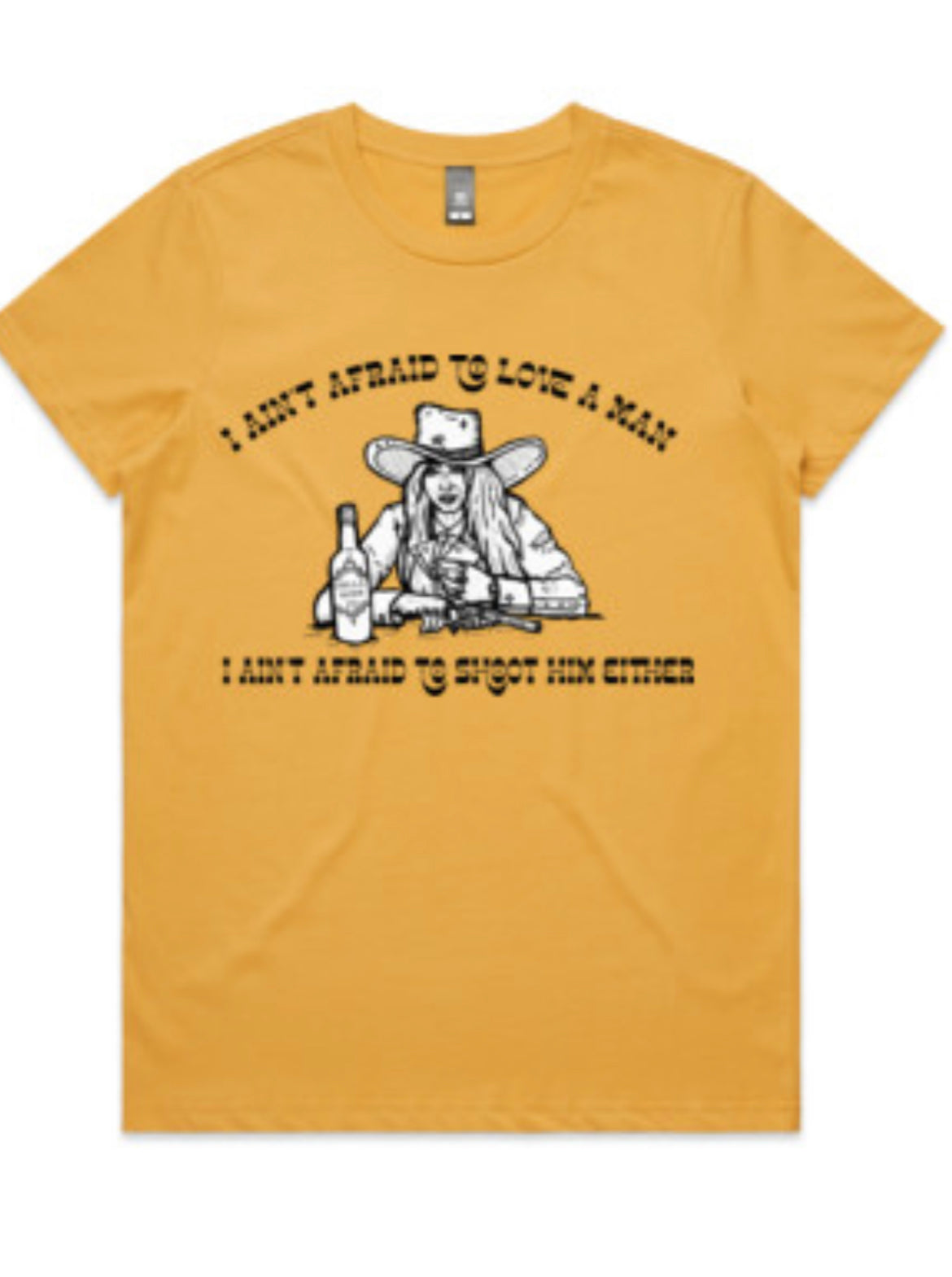 Annie Oakley Mustard Tee