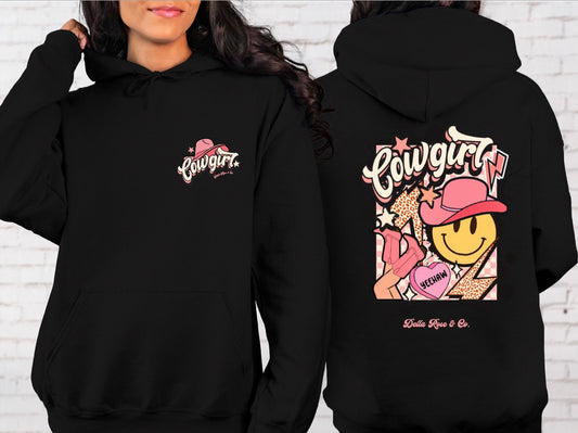 Retro Cowgirl Hoodie (unisex sizes)