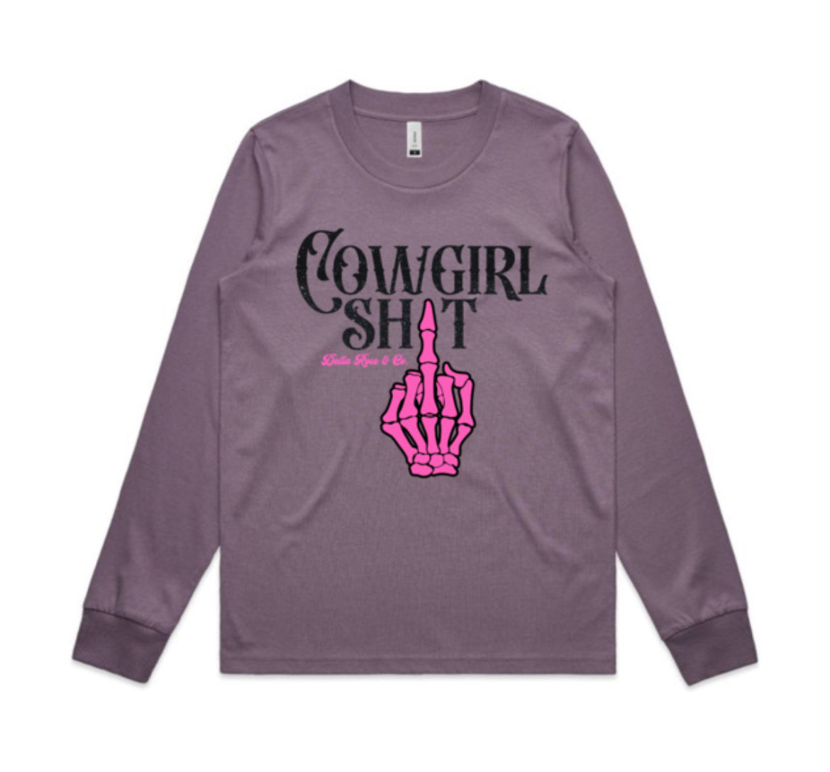 Cowgirl Shit L/Sleeve Tee