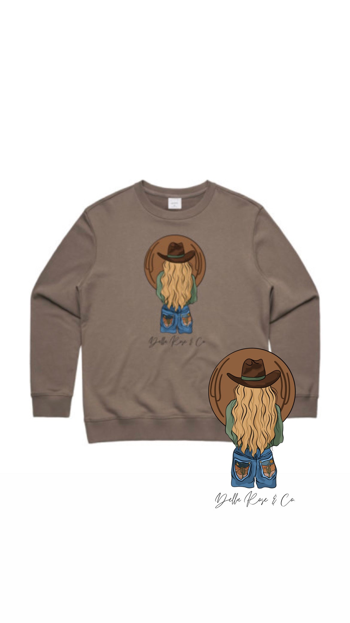 Cactus Moon Musk Sweater (Ladies Sizes)