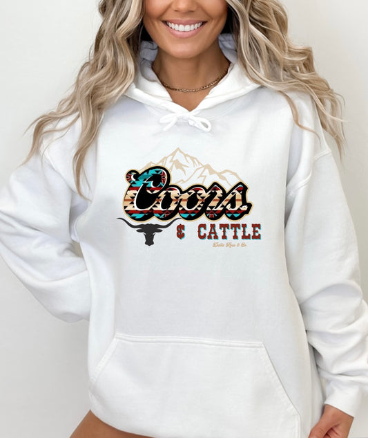 Coors & Cattle Hoodie (unisex sizes)