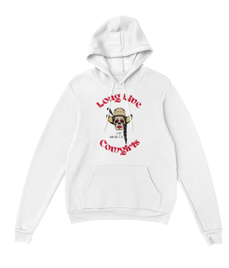 Long Live Cowgirls Black or White Hoodie (Unisex Sizes)