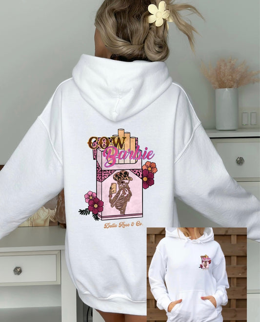 Cow Barbie Hoodie (Unisex Sizes)