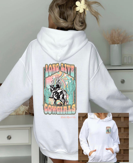 Long Live Cowgirls Pastel Hoodie (unisex sizes)