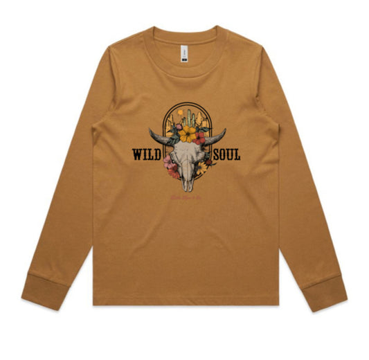 Wild Soul Floral L/Sleeve Tee