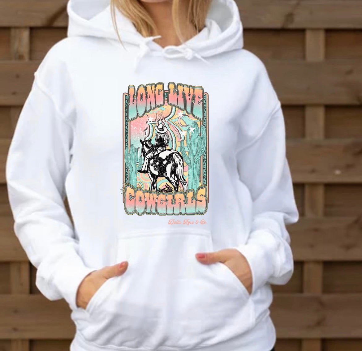 Long Live Cowgirls Pastel Hoodie (unisex sizes)
